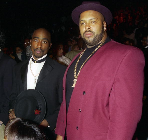 Tupac with Suge Knight