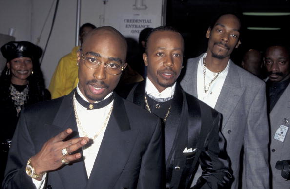Tupac with Hammer and Snoop