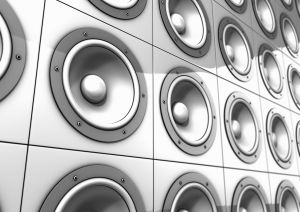 Audio speakers (Digitally Generated Image)