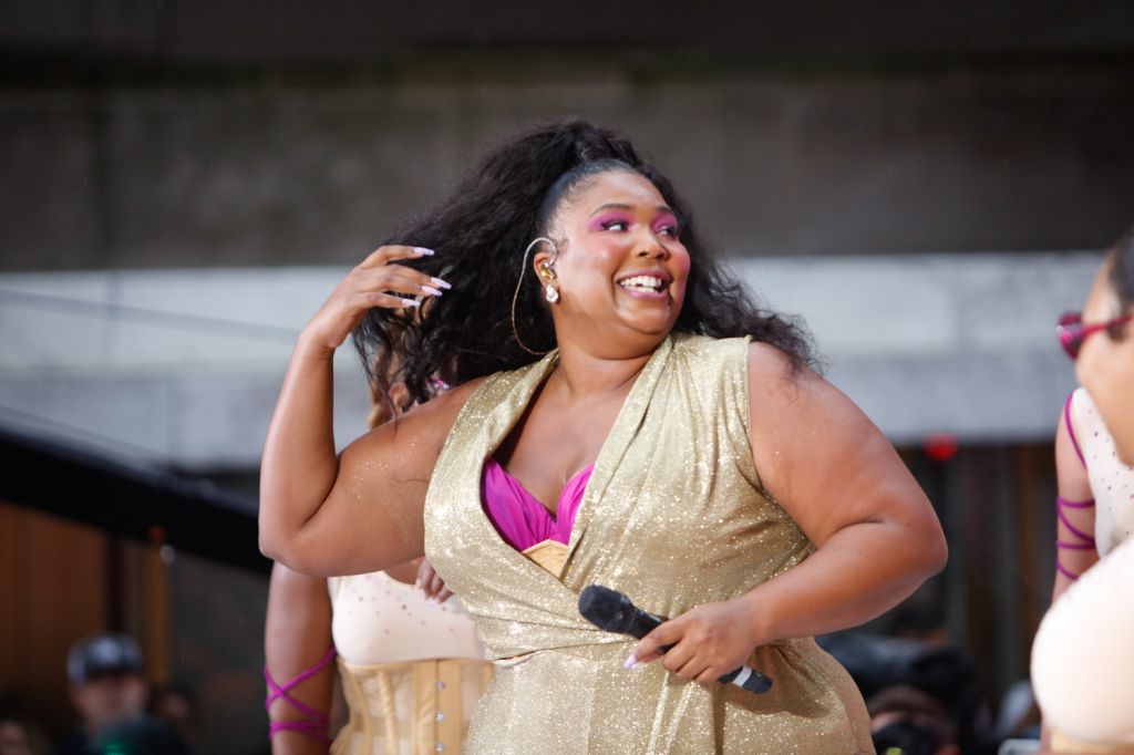 Lizzo performs on the Today Show